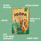 Soopa Dried Papaya Chews – Natural Dog Treats with Digestive and Anti-Parasite Benefits