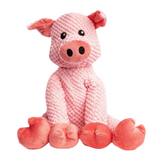 Fabdog Floppy Pig Plush Dog Toy - Squeaky, Soft Pineapple Plush Playmate