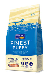 Fish4Dogs Finest Puppy White Fish With Potato (Small Kibble)