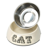 House of Paws Cat Bowl Cream