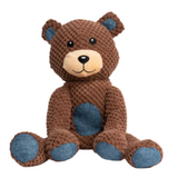 Fabdog Floppy Teddy Bear Plush Dog Toy - Squeaky, Soft Pineapple Plush Playmate