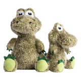 Fabdog Fluffy Alligator - Soft, Squeaky Cuddle Buddy