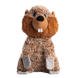 Fabdog Fluffy Beaver - Soft, Squeaky Cuddle Buddy