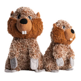 Fabdog Fluffy Beaver - Soft, Squeaky Cuddle Buddy
