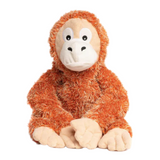 Fabdog Fluffy Orangutan - Soft, Squeaky Cuddle Buddy