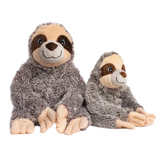 Fabdog Fluffy Sloth - Soft, Squeaky Cuddle Buddy