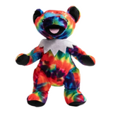 Fabdog Grateful Dead Tie Dye Dancing Bear Dog Toy - Squeaky, Fun Playmate for Dogs