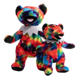 Fabdog Grateful Dead Tie Dye Dancing Bear Dog Toy - Squeaky, Fun Playmate for Dogs