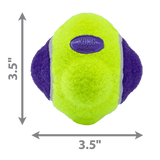 KONG AirDog Squeaker Knobby Ball- Unpredictable Bounce Toy for Dogs