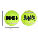 KONG SqueakAir X-Small Balls 3 Pack - Durable, Squeaky Tennis Balls for Dogs