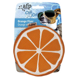 All For Paws Chill Out Orange Flyer - Cooling Summer Chew Toy for Dogs