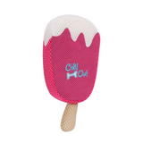 All For Paws Chill Out Strawberry Ice Cream - Cooling Summer Chew Toy for Dogs