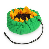 All For Paws Dig It Sunflower Snuffle Mat - Slow Feeder Puzzle Mat for Dogs