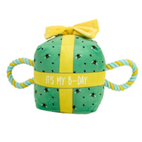 Ancol B-Day Present Small – Soft Bee-Themed Birthday Toy for Dogs, Perfect for Celebrations and Play
