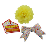 Ancol Pawty Sprinkle Cake Collar Accessory Set – Colourful Celebration Collar Decoration for Dogs