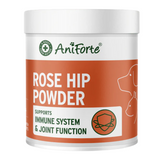 AniForte Rose Hip Powder for Dogs & Cats - Immune Support and Joint Health Natural Supplement