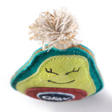 Green & Wilds Audrey The Avocado Eco Dog Toy - Sustainable Jute & Suede Toy for Dogs