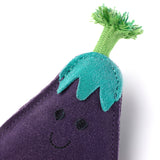 Green & Wilds Austin The Aubergine Eco Dog Toy - Sustainable Jute & Suede Toy for Dogs