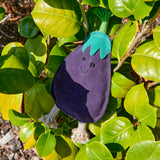 Green & Wilds Austin The Aubergine Eco Dog Toy - Sustainable Jute & Suede Toy for Dogs