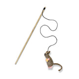 Green & Wilds Baby Belle Mouse Teaser Toy With Catnip - Eco Toy for Cats