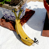 Green & Wilds Barry The Banana Eco Dog Toy - Sustainable Jute & Suede Toy for Dogs