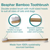 Beaphar Double Ended Bamboo Toothbrush