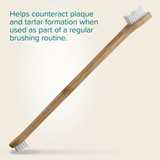Beaphar Double Ended Bamboo Toothbrush