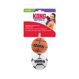 KONG Cat Sport Balls 2 Pack (Assorted Colours)