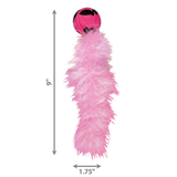 KONG Cat Wild Tails (Assorted Colours) - Feather and Rattle Toy for Cats