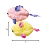 KONG Cat Kitten Mice 2 Pack (Assorted Colours)