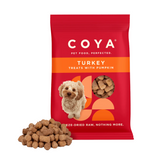 COYA Freeze-Dried Raw Turkey Dog Treats with Sweet Potato – Healthy and Natural