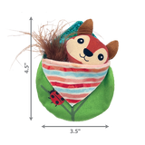 KONG Cat Pull A Partz Tuck - Crinkle Sounds Catnip Toy for Cats