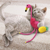 KONG Cat Tropics Flamingo 2 Pack - Plush Catnip Infused Toys for Cats