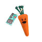 Green & Wilds Candice The Carrot Eco Dog Toy - Sustainable Jute & Suede Toy for Dogs