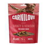 Carnilove Jerky Turkey & Venison for Adult Dogs