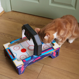 Cat Playhouse Scratch Air Hockey