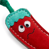 Green & Wilds Chad The Red Hot Chilli Pepper Eco Dog Toy - Sustainable Jute & Suede Toy for Dogs