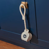 Green & Wilds Chuck Ball Eco Dog Toy - Sustainable Rope & Suede Toy for Dogs