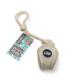 Green & Wilds Chuck Ball Eco Dog Toy - Sustainable Rope & Suede Toy for Dogs