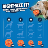 Chuckit! Air Fetch Ball - Lightweight, Breathable Ball for Dogs Size Guide