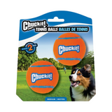 Chuckit Tennis Ball 2 Pack - Durable, High Bounce Ball for Dogs
