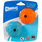 Chuckit! The Whistler Ball 2 Pack - High-Bounce, Whistling Ball for Dogs