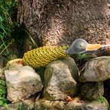 Green & Wilds Delilah The Duckess Eco Dog Toy - Sustainable Jute & Suede Toy for Dogs