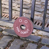 Green & Wilds Derrick The Donut Eco Dog Toy - Sustainable Jute & Suede Toy for Dogs