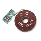 Green & Wilds Derrick The Donut Eco Dog Toy - Sustainable Jute & Suede Toy for Dogs