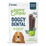 Edgard Cooper Doggy Dental Apple & Eucalyptus - Plant Based Dental Chew for Dogs