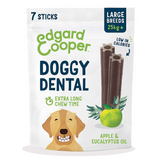 Edgard Cooper Doggy Dental Apple & Eucalyptus - Plant Based Dental Chew for Dogs