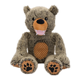 Fabdog Floppy Grizzly Bear Plush Dog Toy