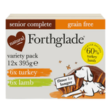 Forthglade Senior Turkey & Lamb Wet Dog Food Variety Pack