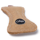 Green & Wilds Funny Bone Jute Eco Dog Toy - Sustainable Jute & Rope Toy for Dogs